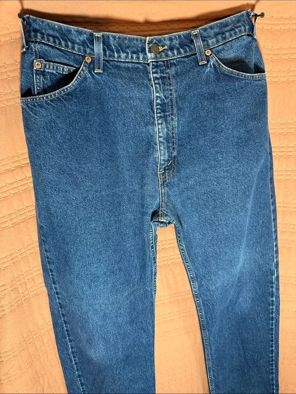Levi's Men's Dark Blue Straight-Leg Jeans